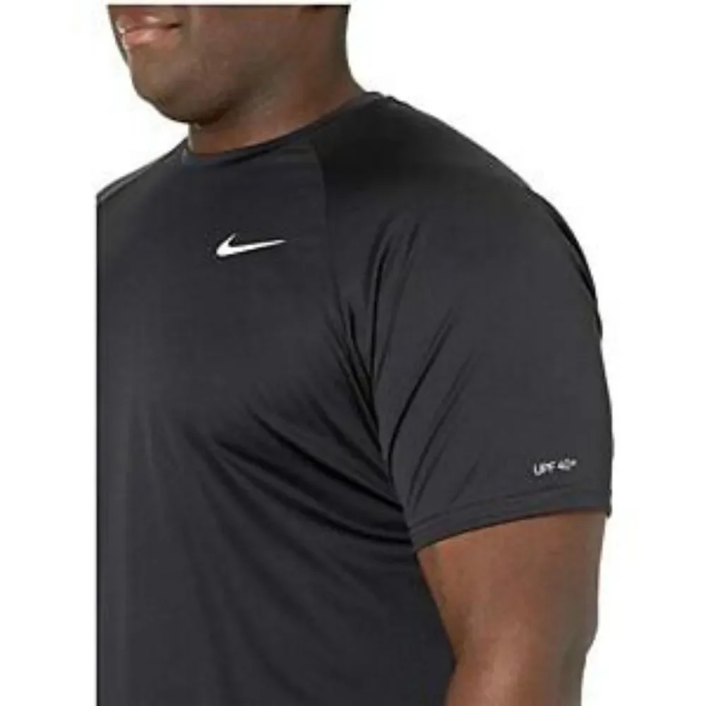 Men's Hydroguard Dri-FIT Stretch UPF 40+ Heather Rash Guard XL Nike